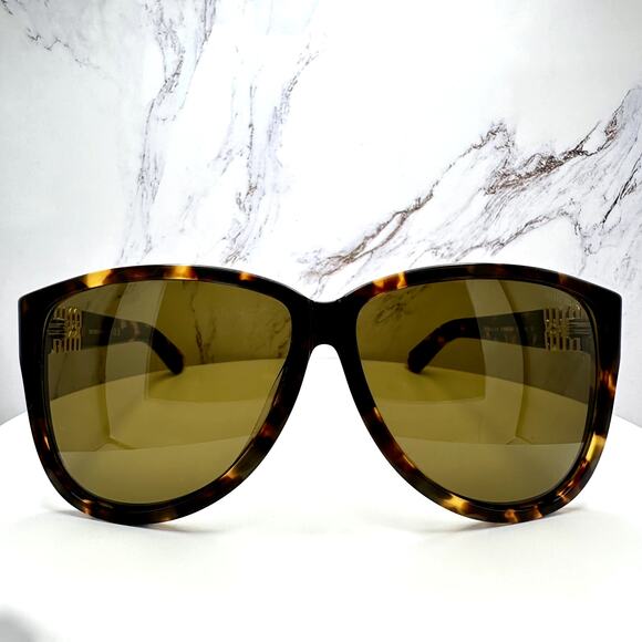 New MIU MIU Sunglasses Aviator Pilot Brown Honey Havana Tortoise main image 5